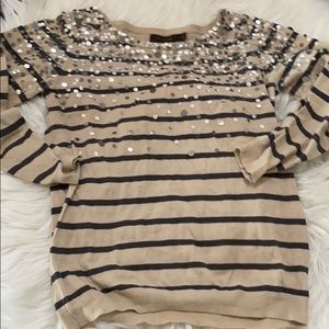 Sequin summer sweater